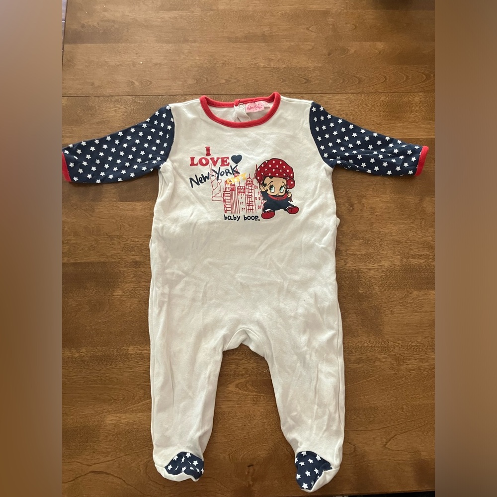 Baby Betty Boop I Love New York Onesie 12 months